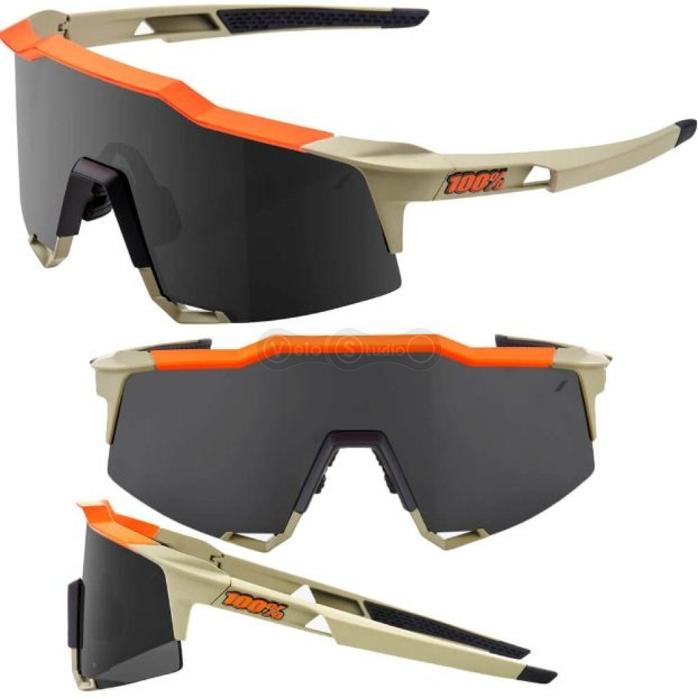 Велосипедні окуляри Ride 100% Speedcraft - Soft Tact Quicksand - Smoke Lens