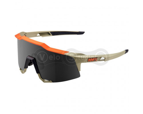 Велосипедные очки Ride 100% Speedcraft - Soft Tact Quicksand - Smoke Lens