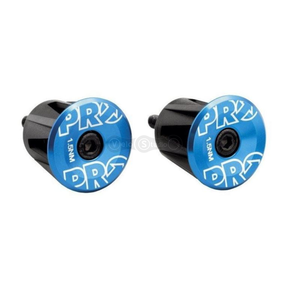 Заглушки керма PRO Alloy Handlebar Endplug сині