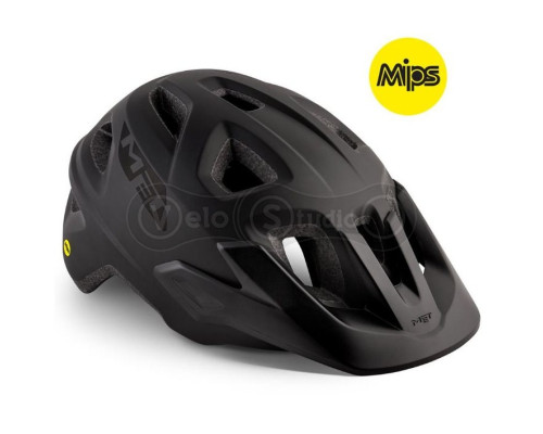 Вело шолом MET Echo MIPS Black M (52-57 см)