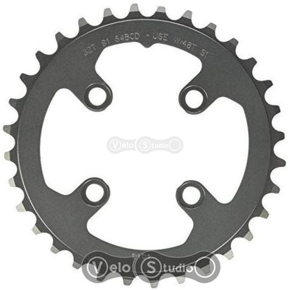 Зірка шатунів Sram Via GT, 64BCD, 32T, Alu 2x10 швидкостей