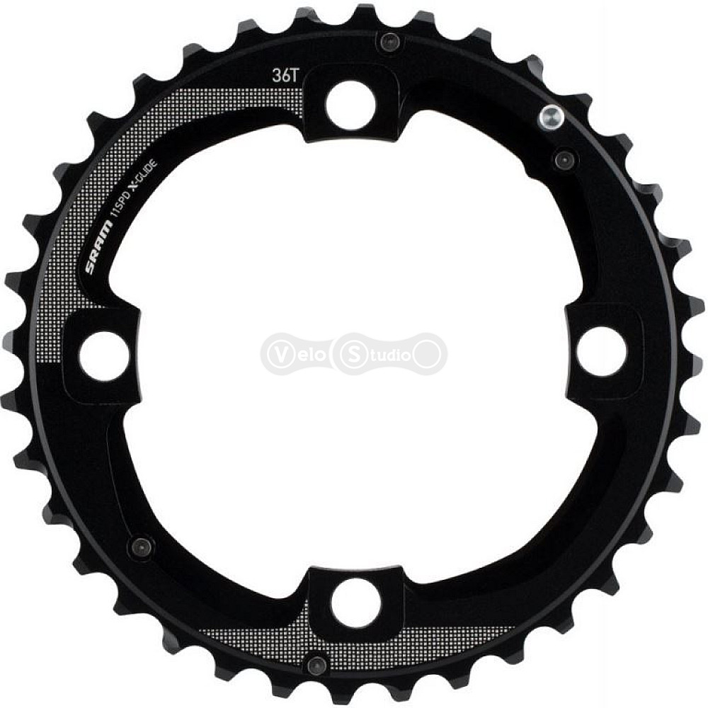 Звезда шатунов Sram X-Glide GX1000/1400, 104BCD, 36T, No-Pin 11 скоростей