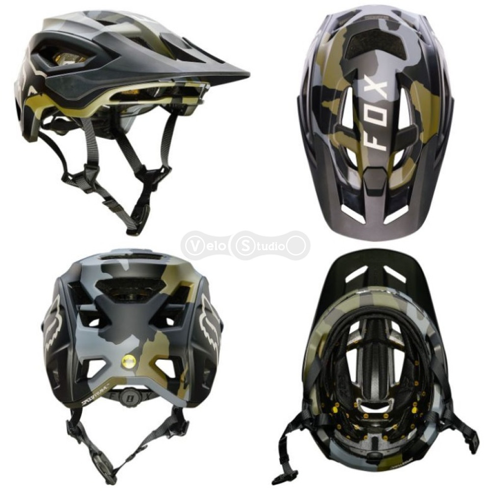 Вело шлем FOX SpeedFrame Pro Mips Green Camo L (59-63 см)