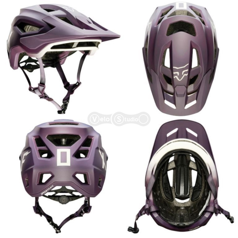 Шлем FOX SpeedFrame Wurd Dark Purple