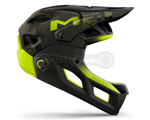 Вело шлем MET Parachute MCR (Mips) Camo Lime Green M (56-58cm)