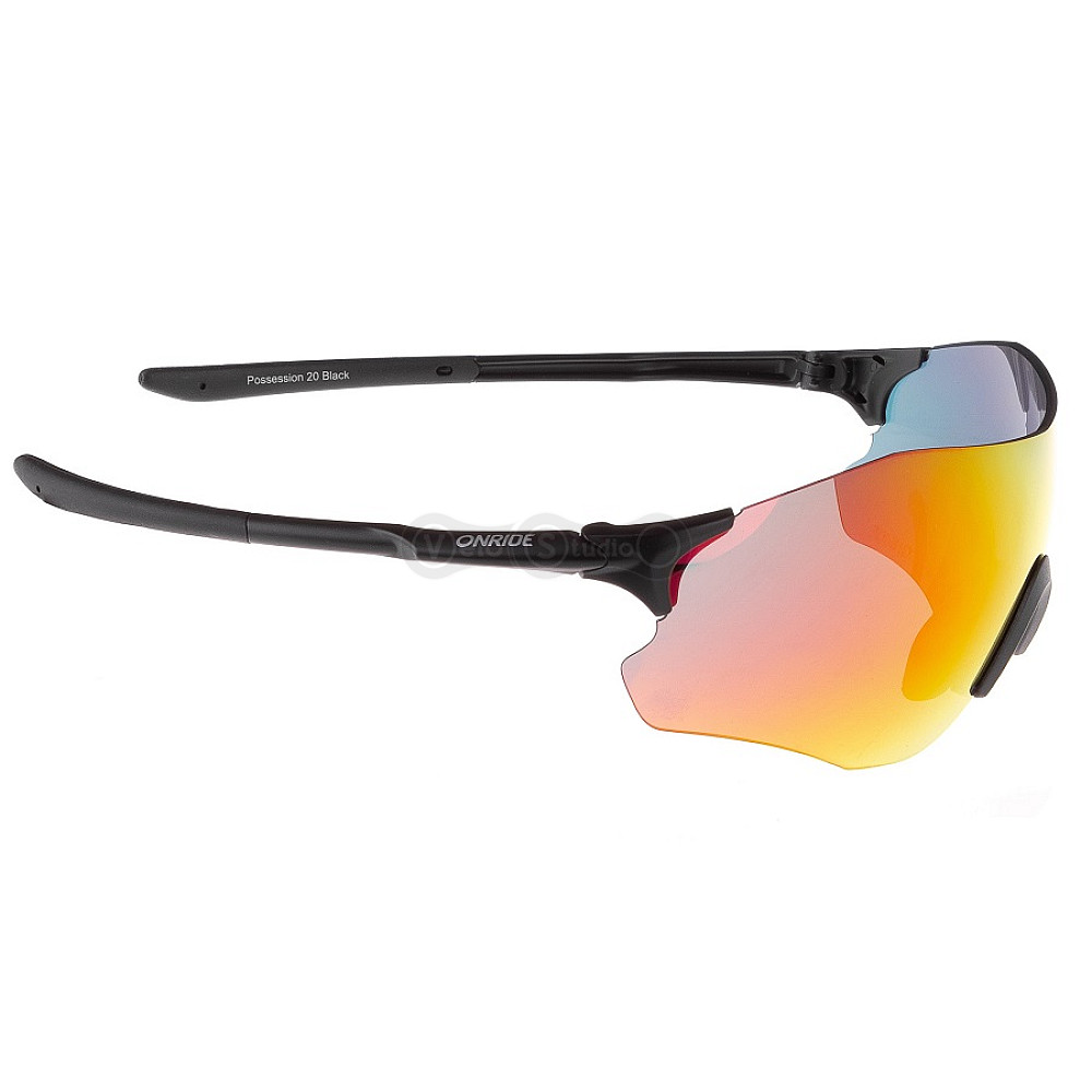 Окуляри Onride Possession 20 чорні матові Full Revo Red UV400 (UVA/UVB)