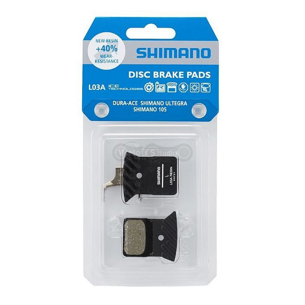 Тормозные колодки Shimano L03A + радиатор органика, Y8PU98040