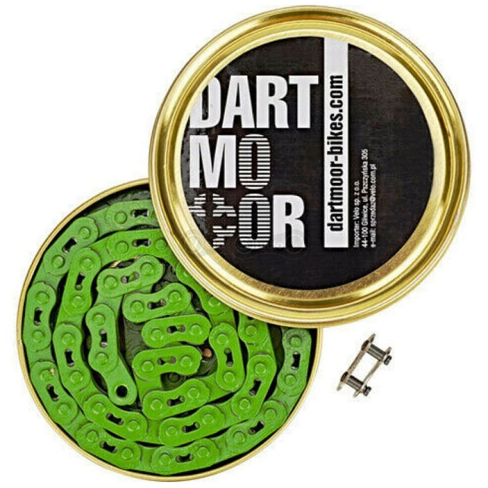Цепь Dartmoor Core Single Speed Green 1/8 дюйма