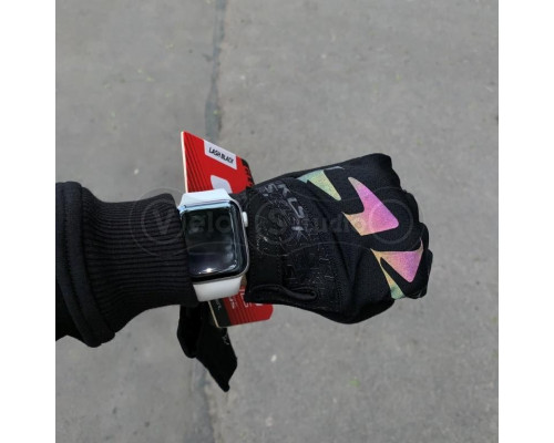 Вело рукавички KLS Lash чорні з ефектом пам'яті