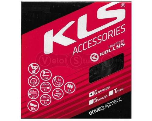 Полный набор KLS тормоза и переключения (оцинковка)