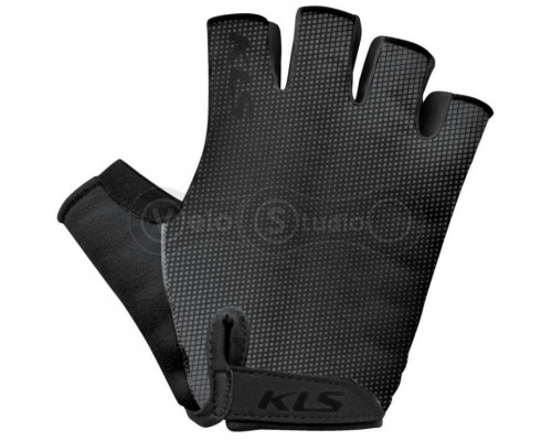 Вело перчатки KLS Factor чёрные с гелем размер S