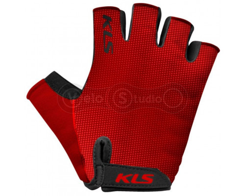 Вело рукавички KLS Factor червоні з гелем розмір XS