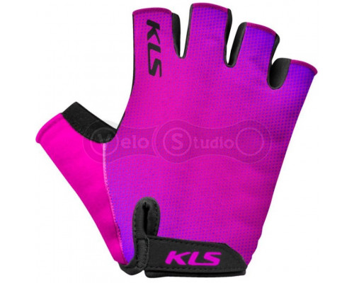 Вело перчатки KLS Factor Purple с гелем размер XS