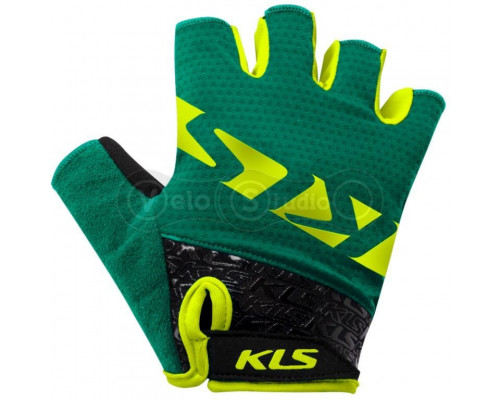 Вело перчатки KLS Lash зелёные с эффектом памяти