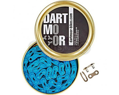 Цепь Dartmoor Core Single Speed Blue 1/8 дюйма