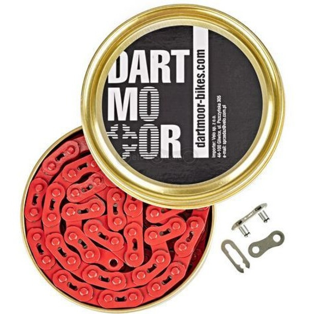 Цепь Dartmoor Core Single Speed Red 3/32 дюйма