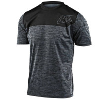 Джерси Troy Lee Designs (TLD) Flowline S/S Shield Heather Black размер L