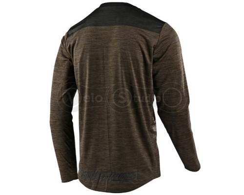 Джерсі Troy Lee Designs (TLD) Flowline L/S Shield Heather Walnut Charcoal S