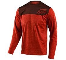 Джерси Troy Lee Designs (TLD) Flowline L/S Shield Heather Tangerine