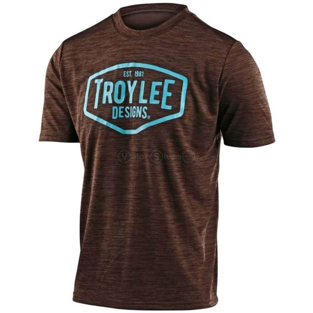 Джерси Troy Lee Designs (TLD) Flowline S/S Station Heather Dark Moka Blue XL