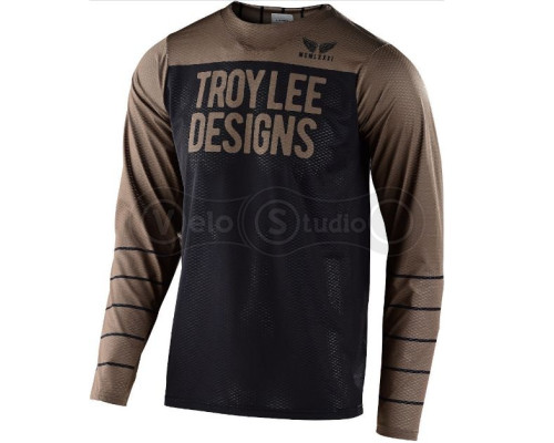 Джерси Troy Lee Designs (TLD) Skyline Air L/S Pinstripe Black Walnut