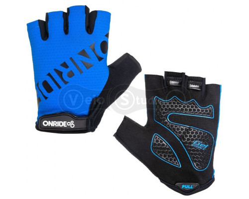 Вело перчатки ONRIDE Hold 20 синие с гелем размер L