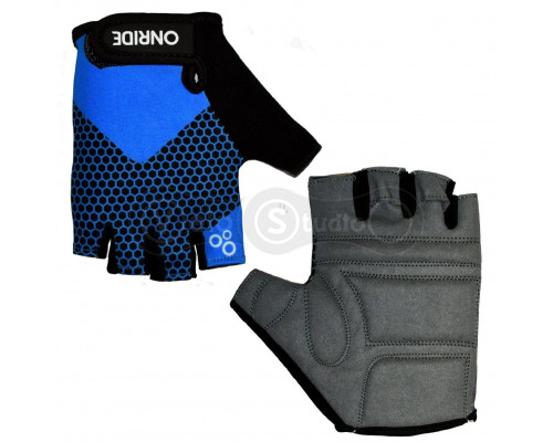 Вело перчатки ONRIDE TID 20 синие размер L