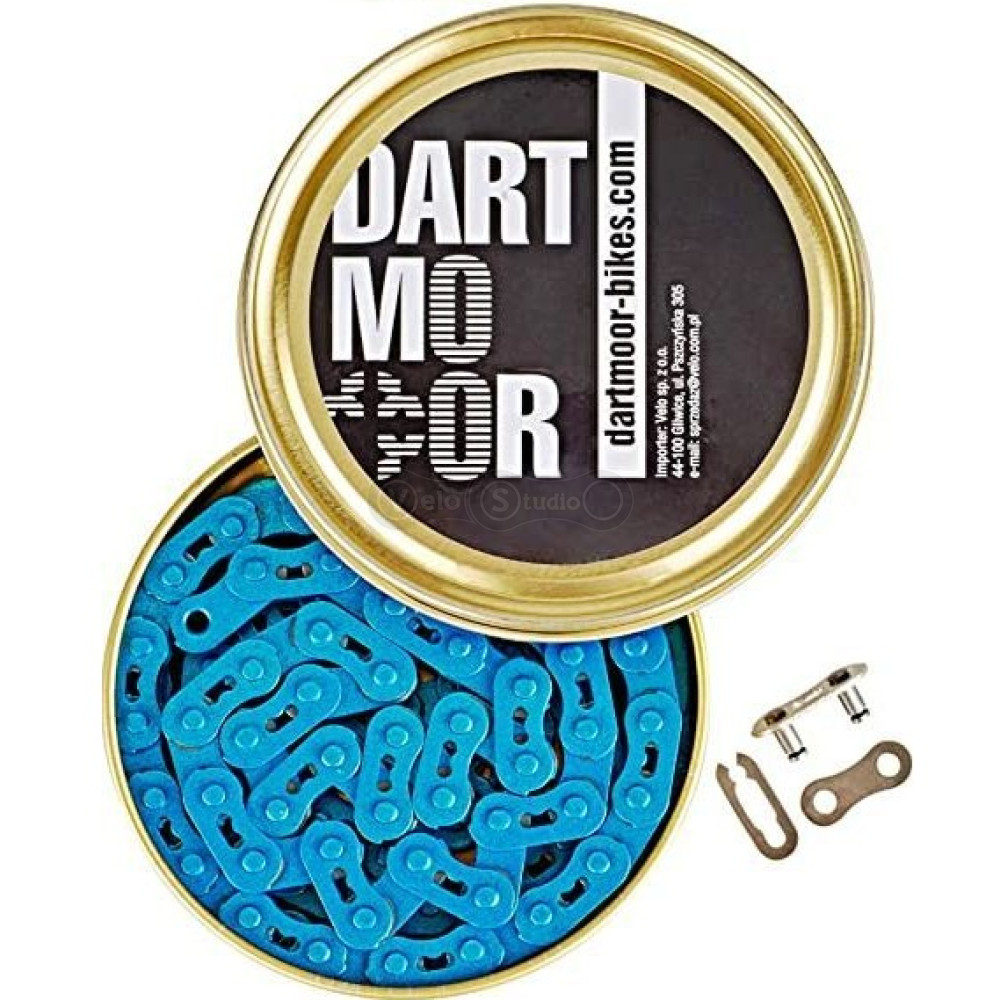 Цепь Dartmoor Core Single Speed Blue 3/32 дюйма