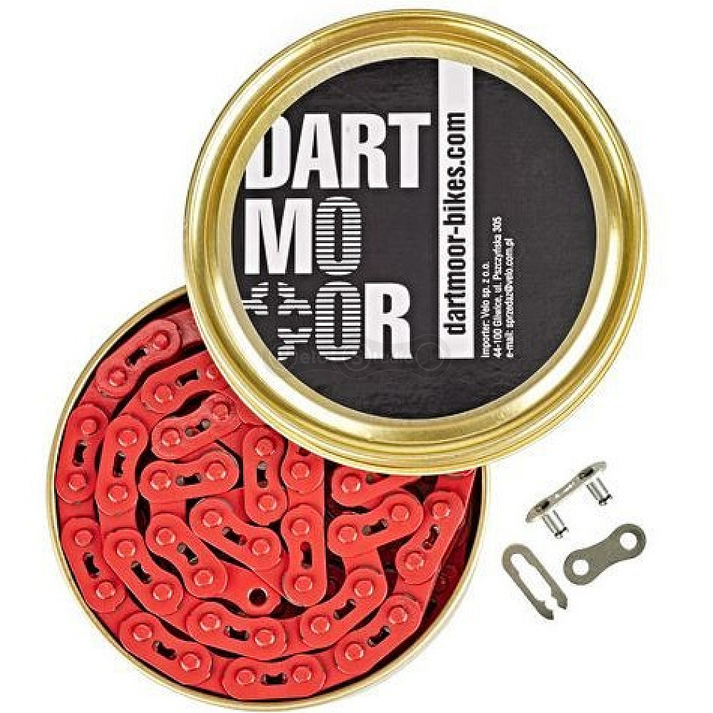 Цепь Dartmoor Core Single Speed Red 1/8 дюйма