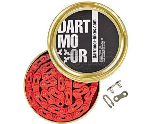 Цепь Dartmoor Core Single Speed Red 1/8 дюйма