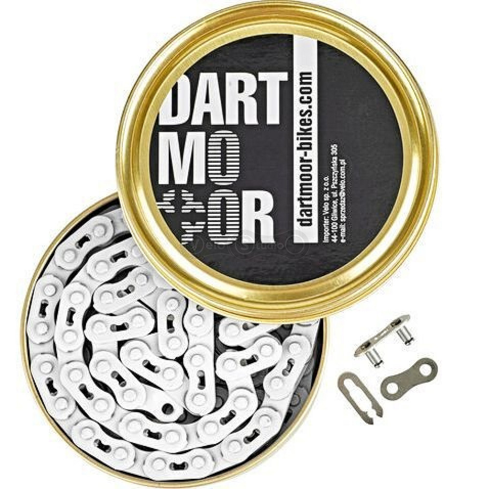 Цепь Dartmoor Core Single Speed White 1/8 дюйма