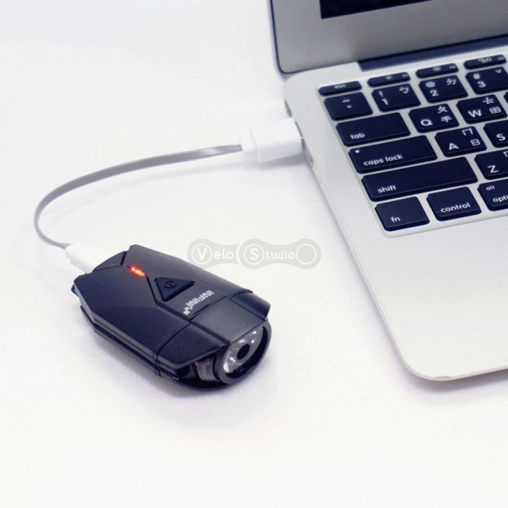 Фара INFINI Super Lava I-263P Black Titan USB 300 Lum + кріплення на шолом