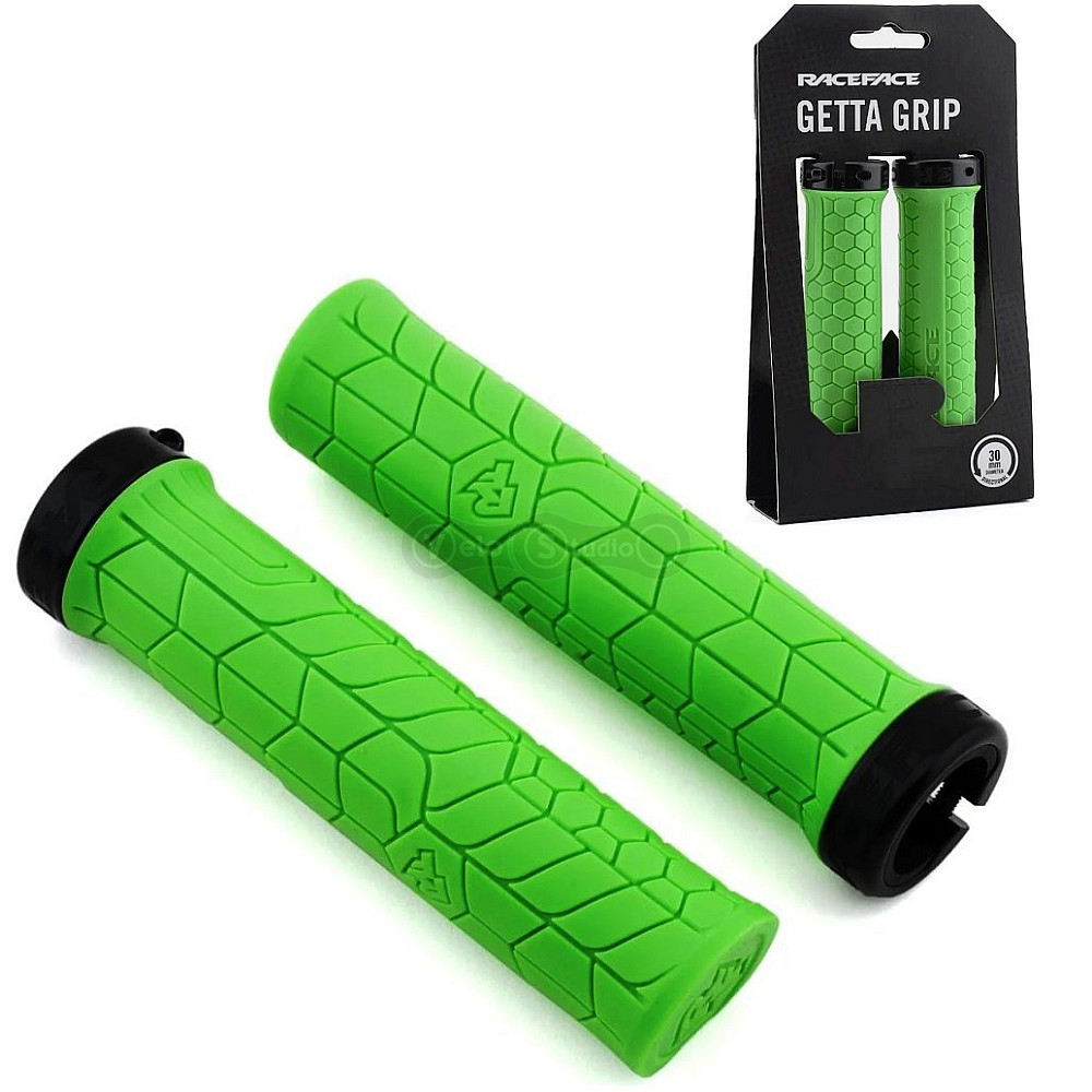 Грипси Race Face Getta Grips Green Black 33 мм