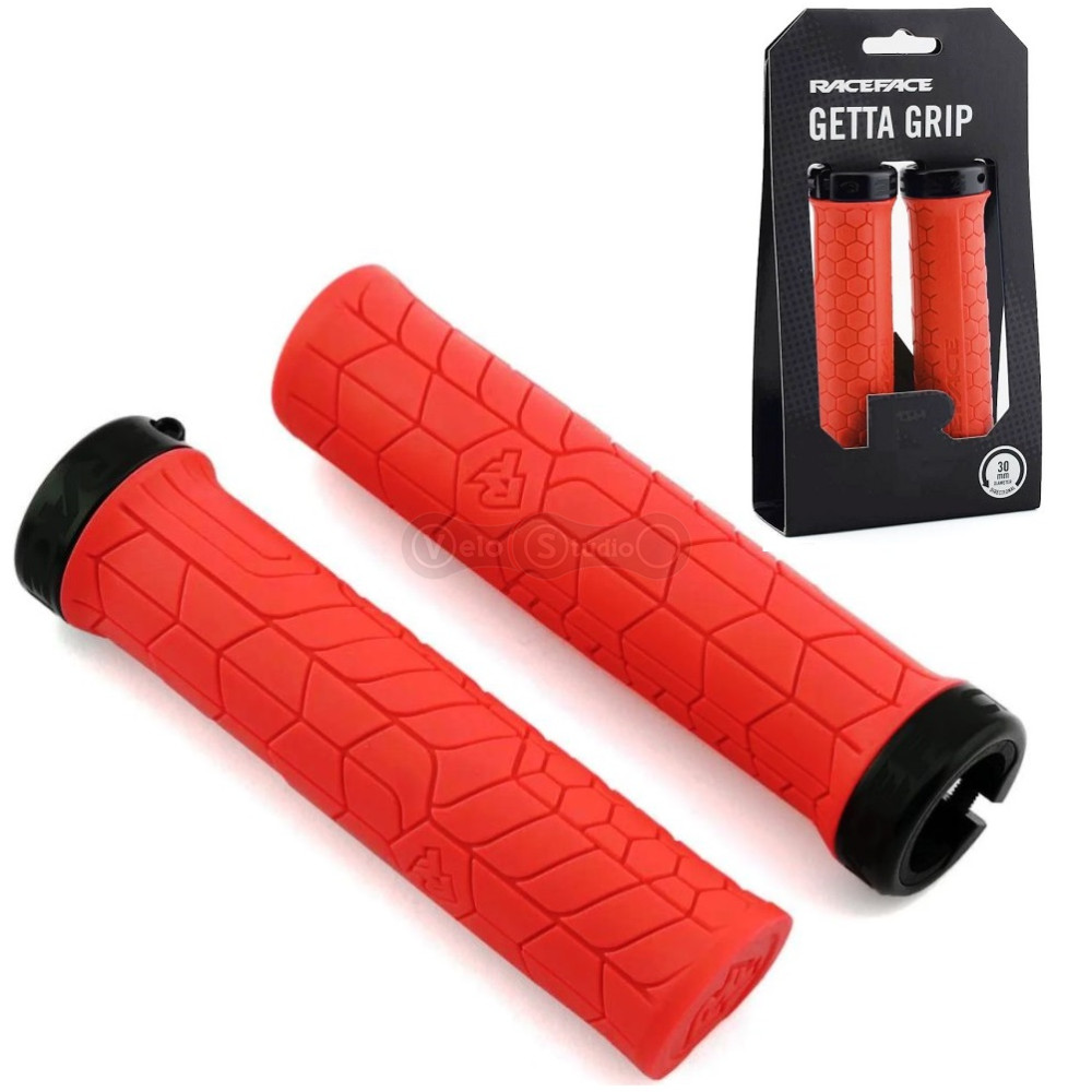 Грипси Race Face Getta Grips Red Black 30 мм