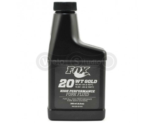 Масло Fox Racing Shox Suspension Fluid Gold 20 WT 250 мл