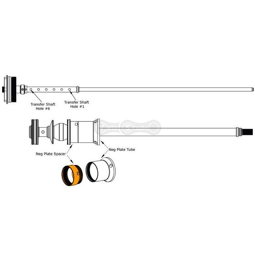 Проставка FOX Neg Plate Spacer Float 36 10 мм
