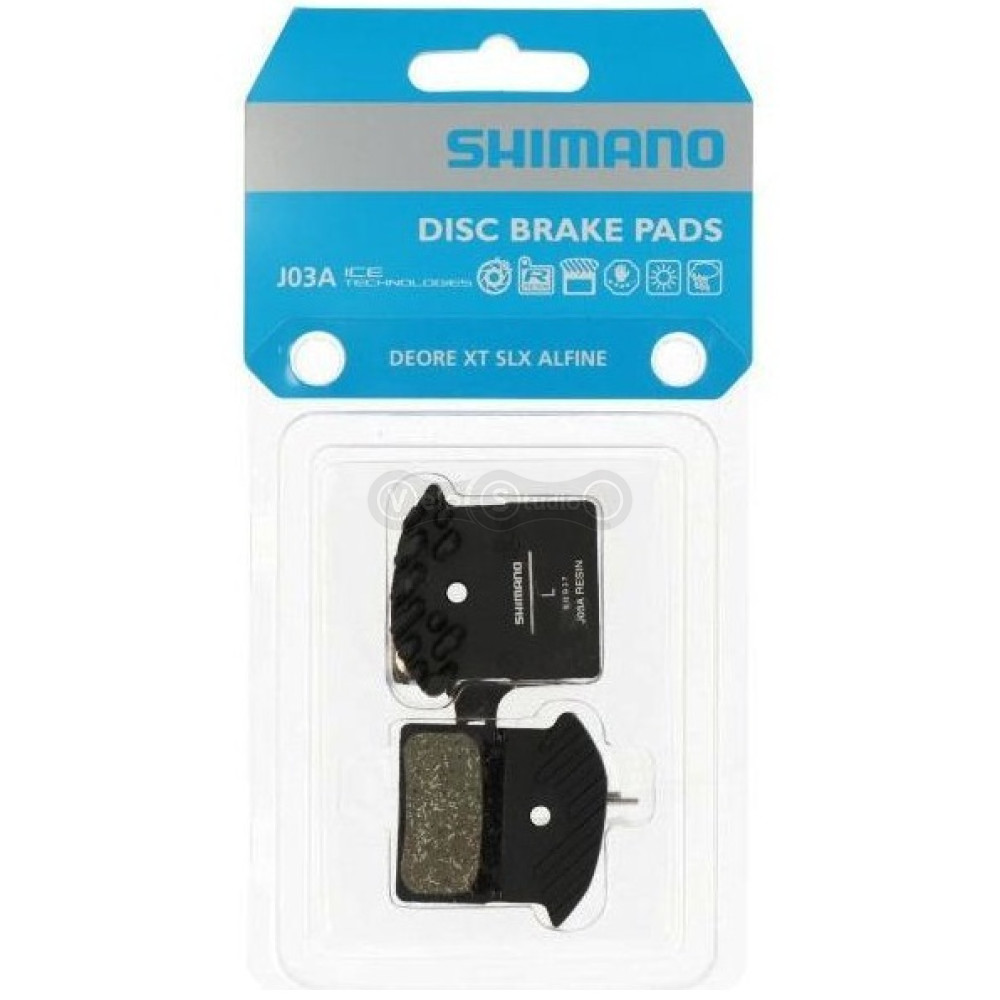 Колодки гальмові Shimano J03A + радіатор органіка, Y8Z298010