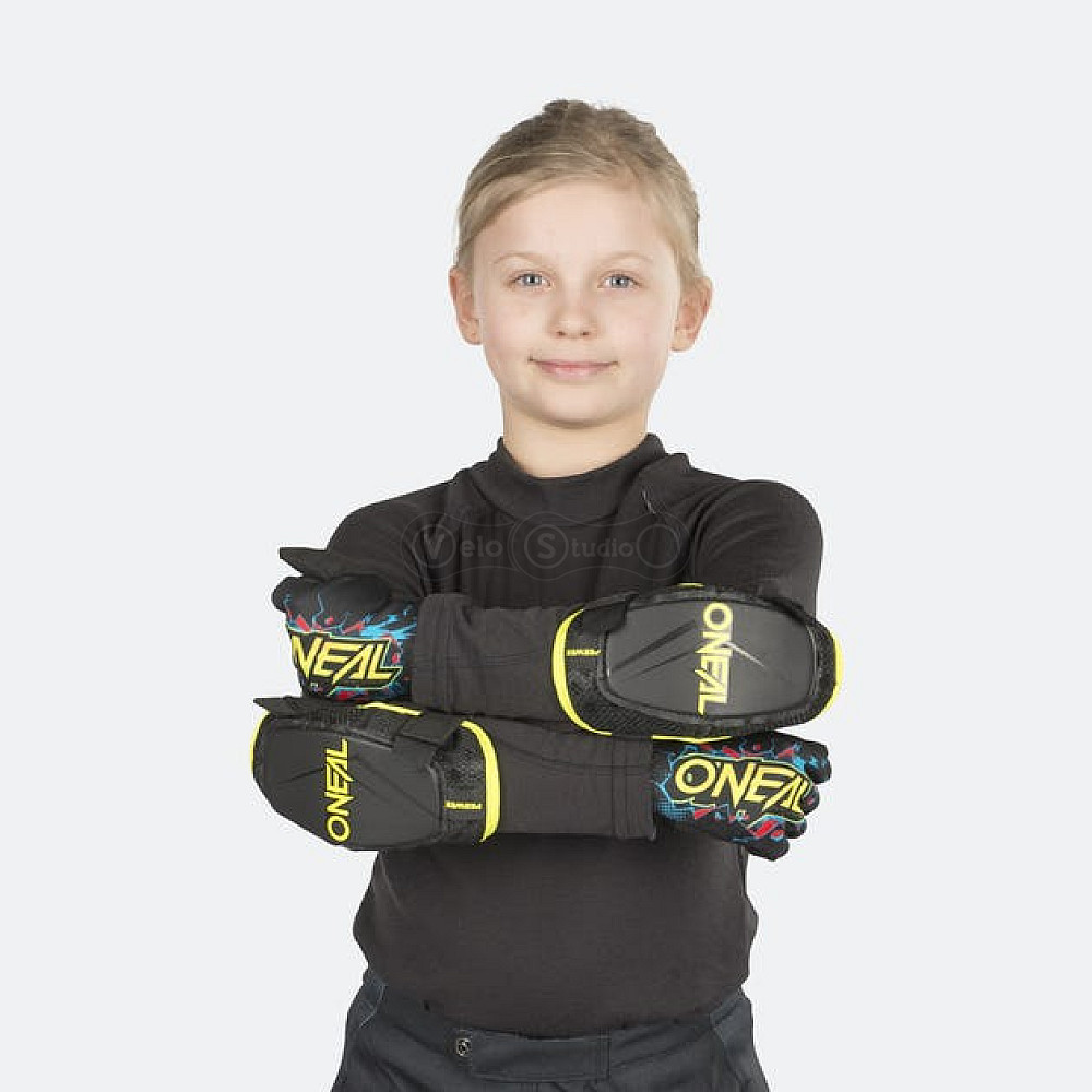 Детские налокотники O’Neal PeeWee Elbow Guard Neon Yellow размер XS/S