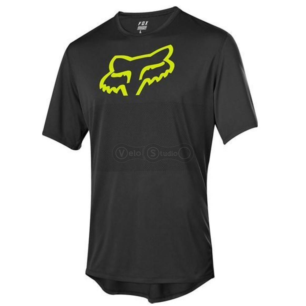 Джерси FOX Ranger SS Foxhead Jersey Black Yellow размер L