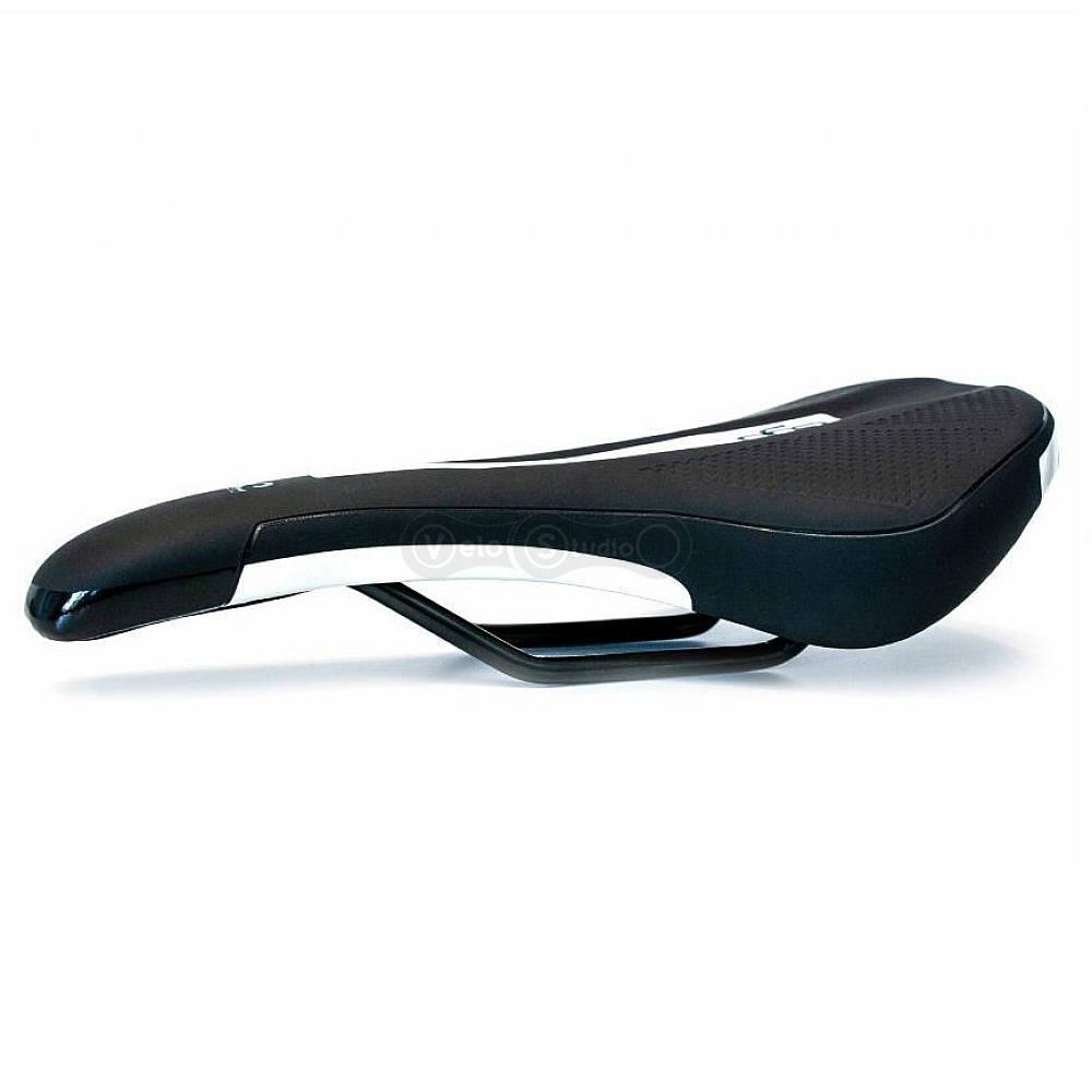 Седло DDK 2373A Memory Foam 272x140 чёрное с белым