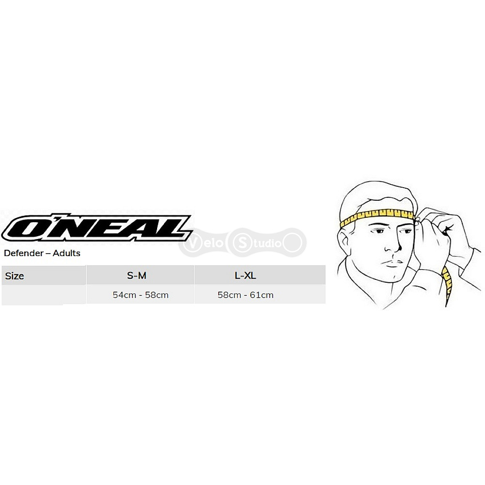 Вело шлем O`Neal Defender Helmet Nova Red Orange