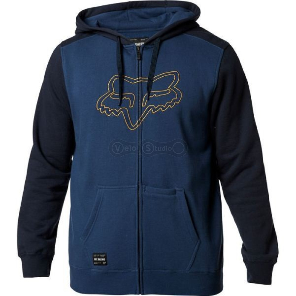 Толстовка FOX Destrakt Zip Fleece Light Indigo