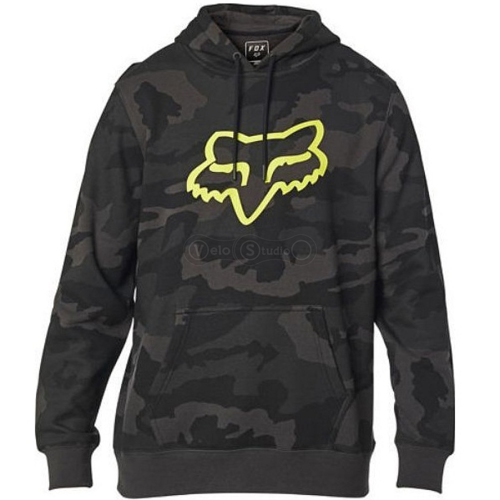 Толстовка FOX Legacy Foxhead Pullover Hoodie Black Camo розмір M