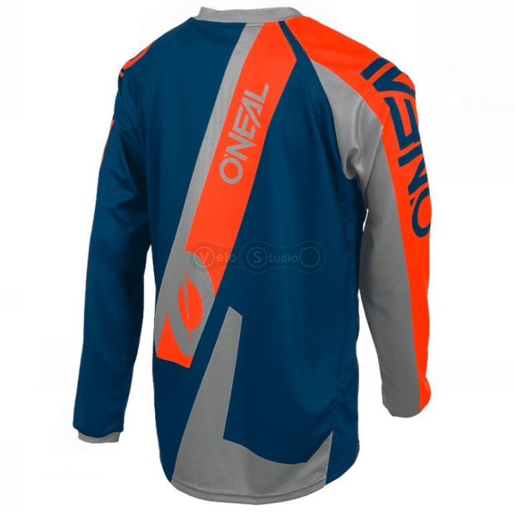 Велоджерсі O`Neal Element FR Jersey Hybrid Blue Orange розмір L