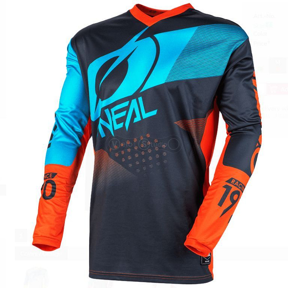 Вело джерси O`Neal Element Jersey Factor Orange Blue размер L