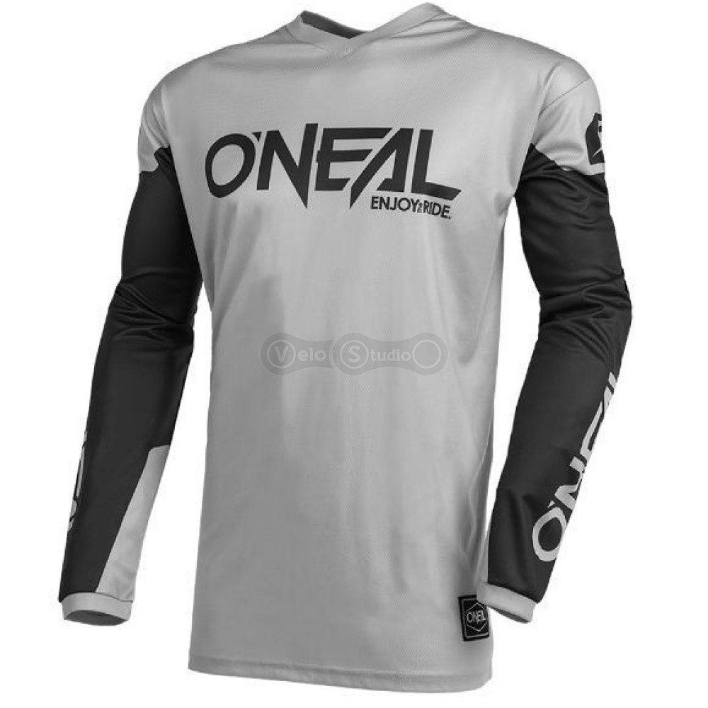 Вело джерси O`Neal Element Jersey Threat Gray Black размер M