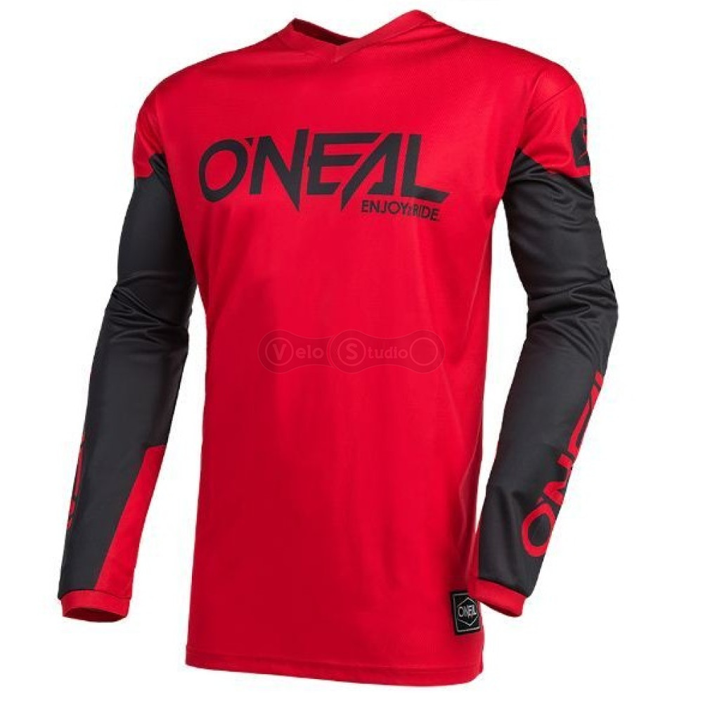 Вело джерси O`Neal Element Jersey Threat Red Black размер M