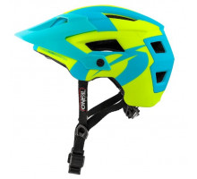 Вело шлем O`Neal Defender 2.0 Helmet Sliver Neon Yellow Blue