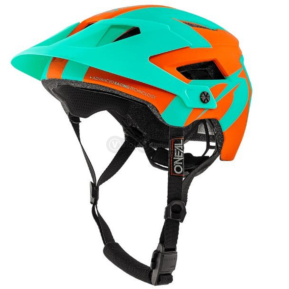 Вело шлем O`Neal Defender 2.0 Helmet Sliver Orange Teal