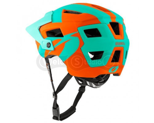 Вело шлем O`Neal Defender 2.0 Helmet Sliver Orange Teal